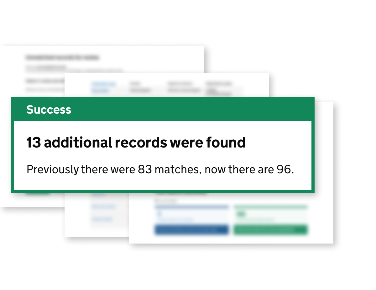 A blurred interface showing an error highlighted inline, with tools to correct it directly on the page